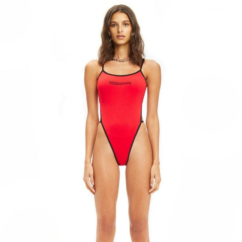I.AM.GIA RED VIRGO BODYSUIT XS